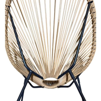 Кресло для сада Kingstyle GC-3 Frias Black / Beige