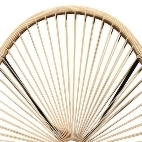 Кресло для сада Kingstyle GC-3 Frias Black / Beige