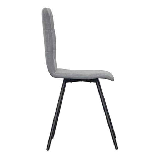 Комплект стульев SOFI HN LT BLACK SORO‐93, ткань серая (4 шт)