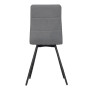 Комплект стульев SOFI HN LT BLACK SORO‐93, ткань серая (4 шт)