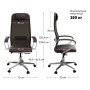 Кресло Metta ErgoLife Comfort dark brown