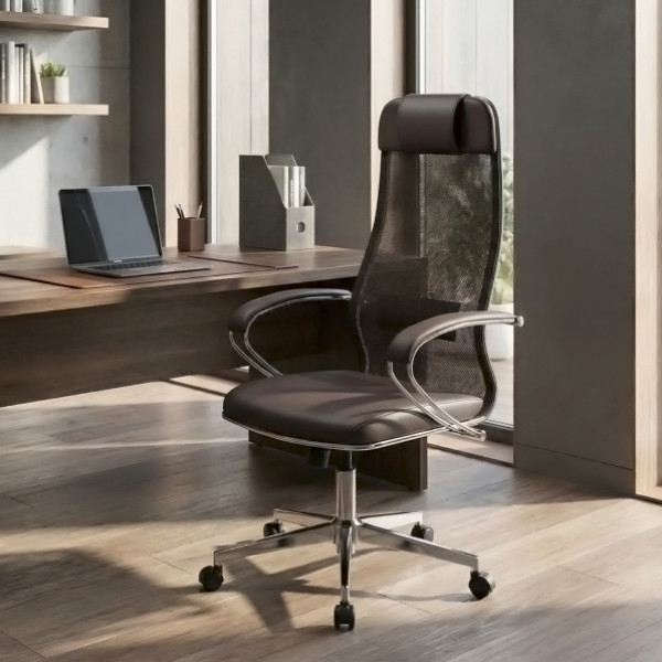Кресло Metta ErgoLife Comfort dark brown