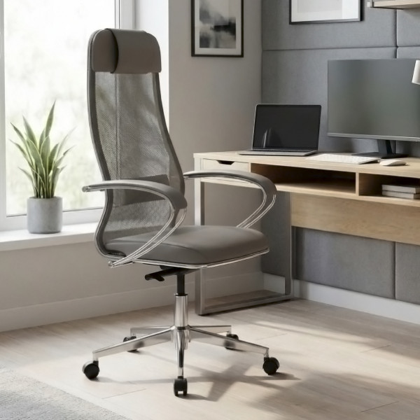 Кресло Metta ErgoLife Comfort grey