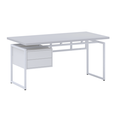 Стол письменный БРЕМЕН 160х80х78 см Белый шагрень