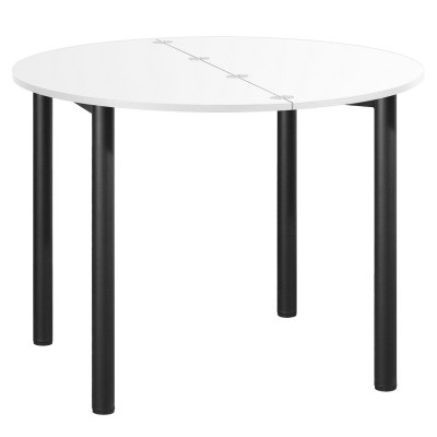 Стол-консоль ДАЛИС с толщиной столешницы 18 мм белый шагрень