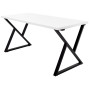 Стол ДЕЛИ с толщиной столешницы 36 мм Белый шагрень Black