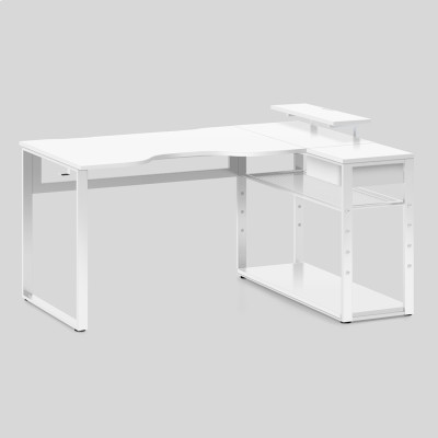 Стол угловой КАИР 160х120х93,05 см Белый шагрень