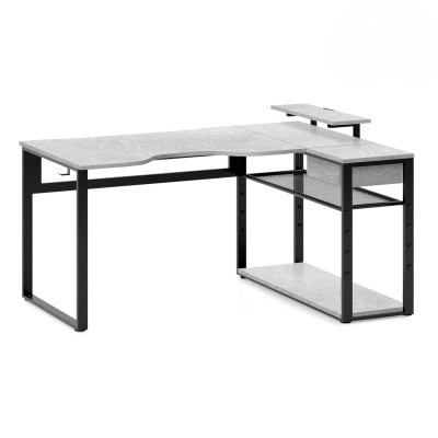 Стол угловой КАИР 160х120х93,05 см Бетон