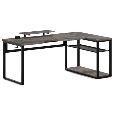 Стол угловой КАИР с полкой 200х120х93,05 см Сосна пасадена