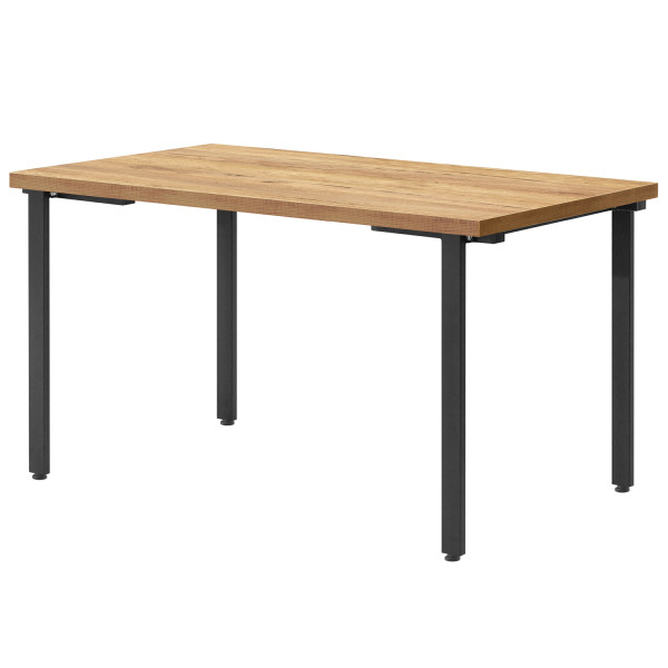 Стол обеденный ПРАГА с толщиной столешницы 36 мм дуб золотой крафт