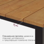 Стол СЕУЛ Рустик прямоугольный