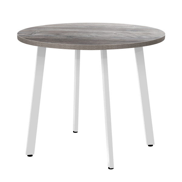 Стол обеденный ШАНХАЙ круглый с толщиной столешницы 36 мм сосна пасадена