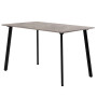 Стол обеденный ШАНХАЙ прямоугольный с толщиной столешницы 18 мм бетон
