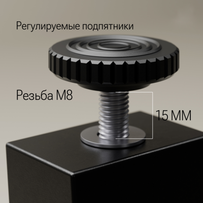 Стол СИЭТЛ с подсветкой Дуб золотой крафт