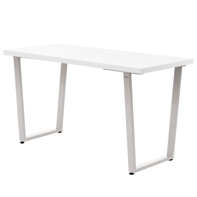 Стол УЭЛЬС толщина столешницы 36 мм Белый шагрень