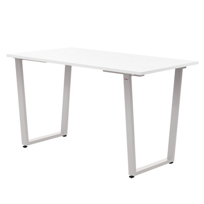 Стол УЭЛЬС толщина столешницы 18 мм Белый шагрень