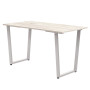 Стол УЭЛЬС толщина столешницы 18 мм Дуб белый крафт