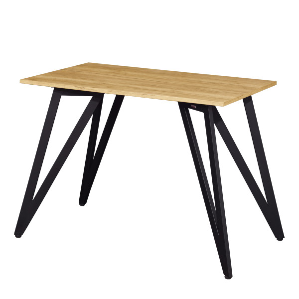 Стол обеденный ЖЕНЕВА 2 прямоугольный с толщиной столешницы 18 мм дуб золотой крафт