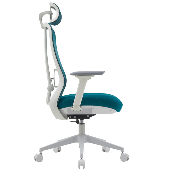 Кресло SPARX Fansil White/Cyan