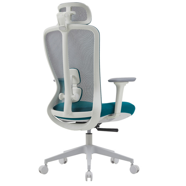 Кресло SPARX Fansil White/Cyan