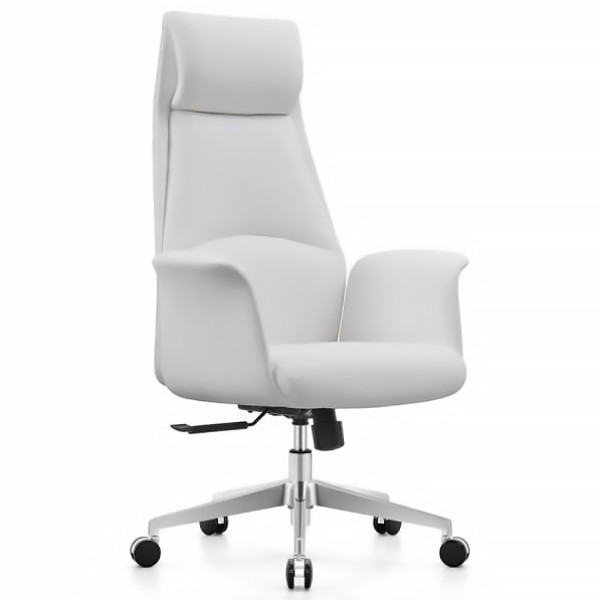 Кресло SPARX FH-9-2 Finess PU Chrome / White