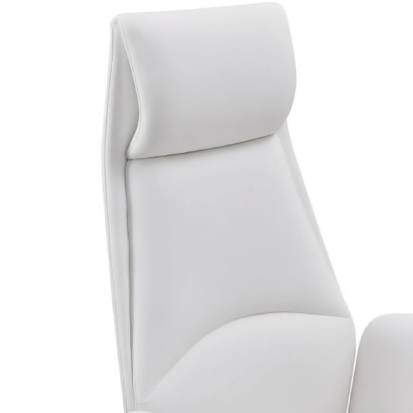 Кресло SPARX FH-9-2 Finess PU Chrome / White