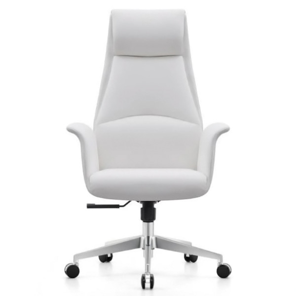 Кресло SPARX FH-9-2 Finess PU Chrome / White