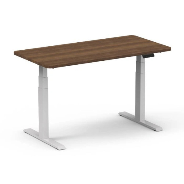 Стол подъемный SPARX Up Dual White, Орех Франклин Табачный