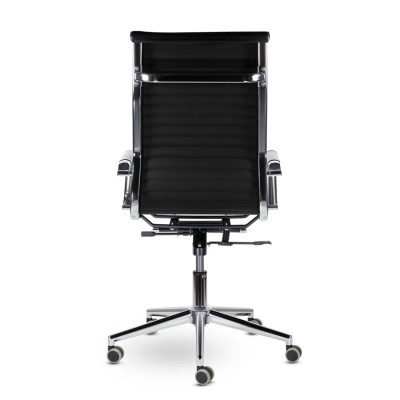 Кресло UTFC СН-300 Кайман В Хром черный без накладок на подлокотники