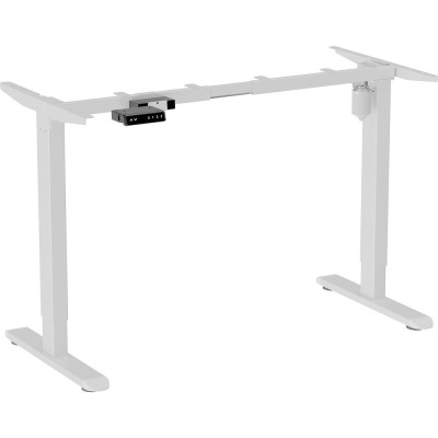 Стол WellDesk Light, белый, дуб бардолино натуральный