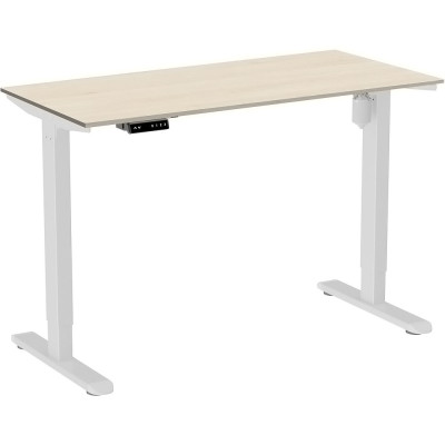Стол WellDesk Light, белый, сосна аланд полярная