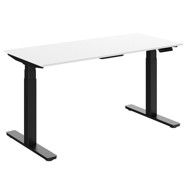 Стол WellDesk Flagman, черный, пепел 621