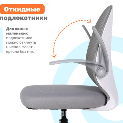 Эргономичное кресло Yoka YC-31 Milooo серый