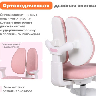 Эргономичное кресло Yoka YC-33-2 Niko (розовый)