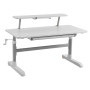 Детская парта-трансформер Yoka Slame 120 white/grey
