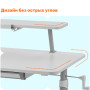 Детская парта-трансформер Yoka Slame 120 white/grey