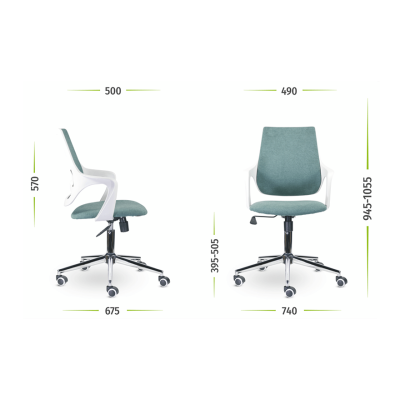 Кресло UTFC Ситро М-804 белый Chrome