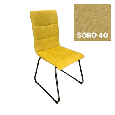 Стул SOFI CFS BLACK SORO‐40,  желтый