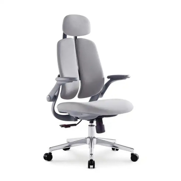 Кресло SitUp KWIN Grey Chrome (ткань Grey/Grey)