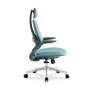 Кресло SitUp KWIN Green Chrome (ткань Green/Green)