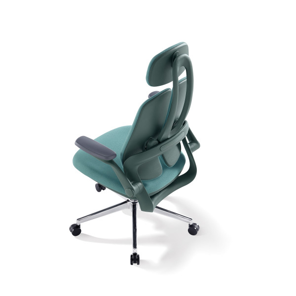 Кресло SitUp KWIN Green Chrome (ткань Green/Green)