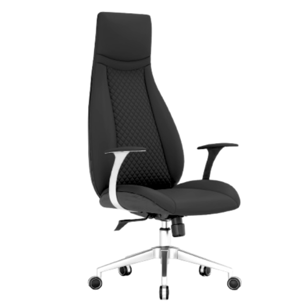 Кресло SitUp MOLLY black Chrome (экокожа)