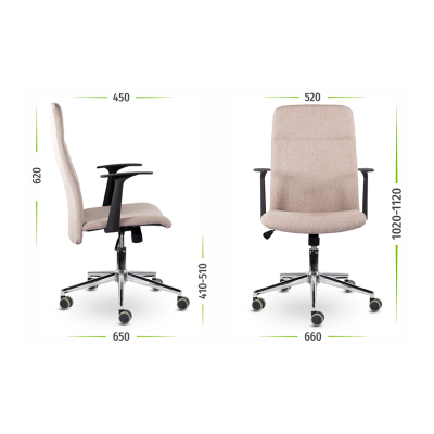 Кресло UTFC Софт Хром