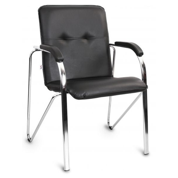 Кресло SitUp SAMBA Chrome экокожа (черный)