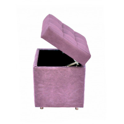 Пуф мягкий "Венето" с крышкой, ткань Catania Lavender