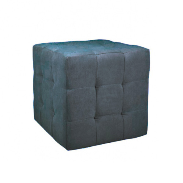 Пуф мягкий "Венето СТЯЖКА", ткань Catania Steel