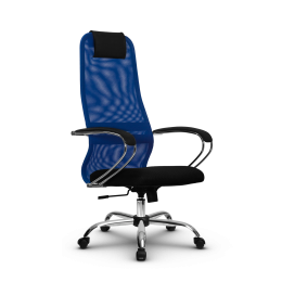 Кресло Metta SU-BK-8 CH, Синий/Черный