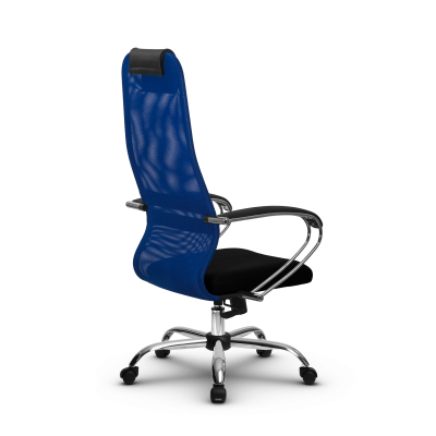 Кресло Metta SU-BK-8 CH синий/черный