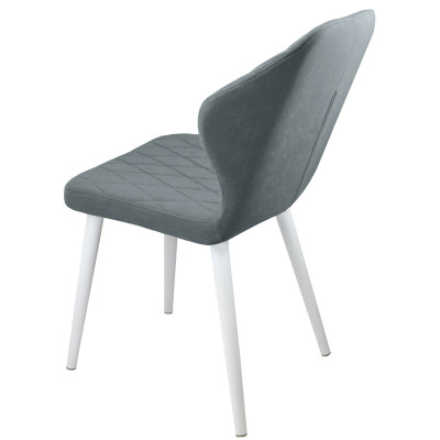 Стул "Бергамо", ЭМАЛЬ БЕЛЫЙ МУАР,  Catania