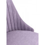 Стул "Верона" ЛОФТ, ЭМАЛЬ БЕЛЫЙ МУАР, ткань Catania Lavender